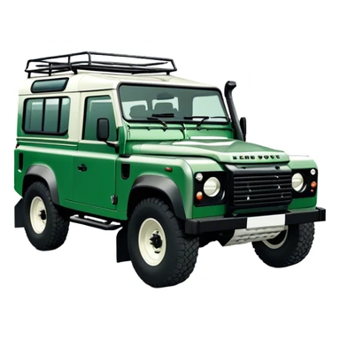 Land Rover Defender - Land Rover (Model Year: 2022) (Iconic colour: Green) sticker