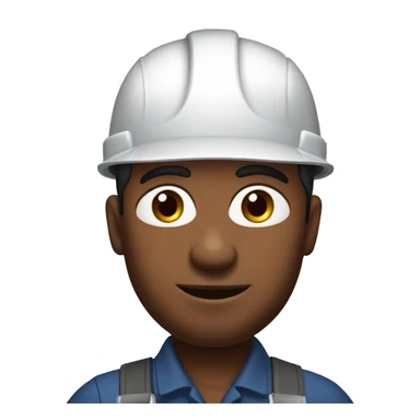 Brown skinned hvac technician working on a condense unit  sticker