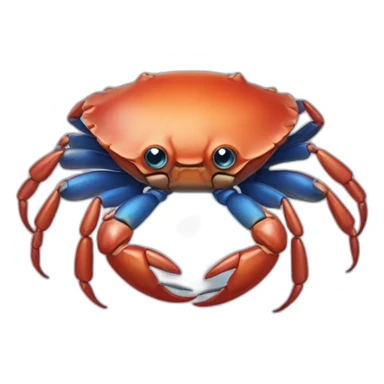 blie crab sticker