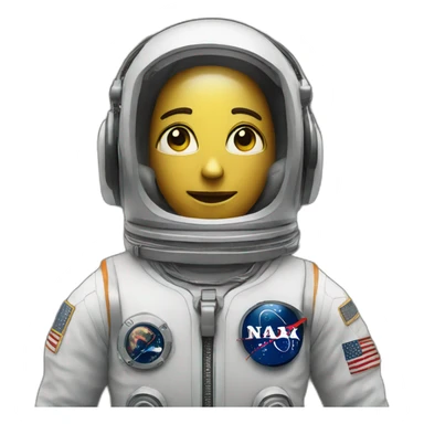 AN ASTRONAUT WITH HEADPHONES AND CRYSTAL VISOR sticker