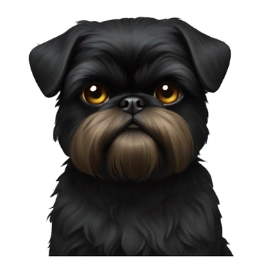 black brussels griffon sticker