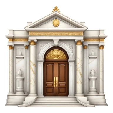 luxury mansion with grand entrance sticker