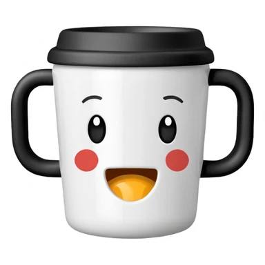 aesthetic takeaway mug sticker