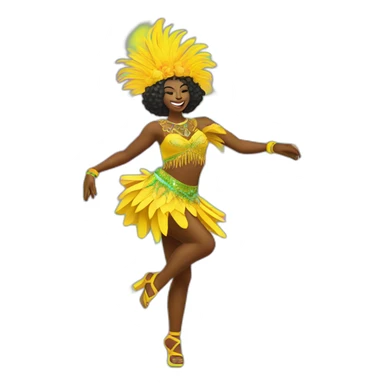 Brazilian samba funk dancer sticker
