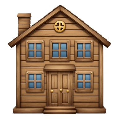 biggest wood house sticker