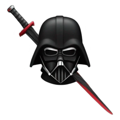 Dark vador sabre rouge sticker