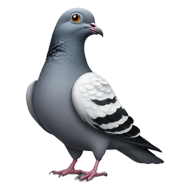 Pigeon wearing pigeon sticker