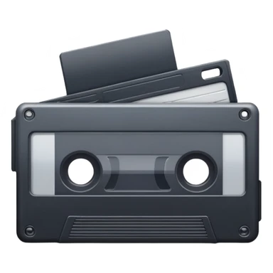 Realistic VHS tape sticker