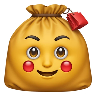 The face with bags under eyes emoji  sticker