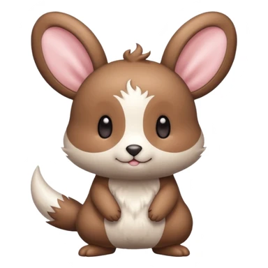 Teddiursa-Bunnelby-Minccino-fusion  sticker