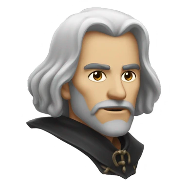 Corvo com auréola sobre a cabeça  sticker