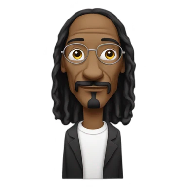 Snoop Dogg with a Blunt  sticker