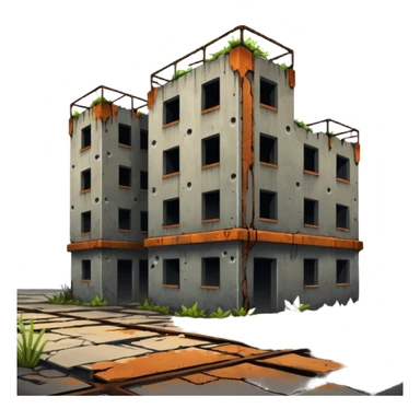 Dystopian Apocalyptic Aesthetic Scenery Deco sticker