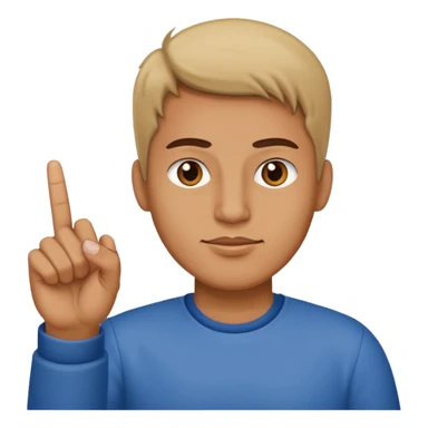 Orta parmak çeken fil sticker