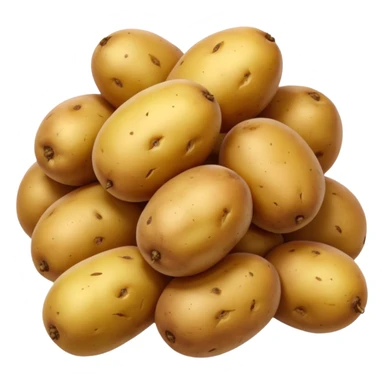 A potatoes swimming in potatoes sticker