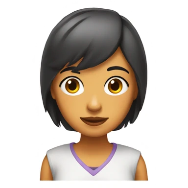 Chica contenta  sticker