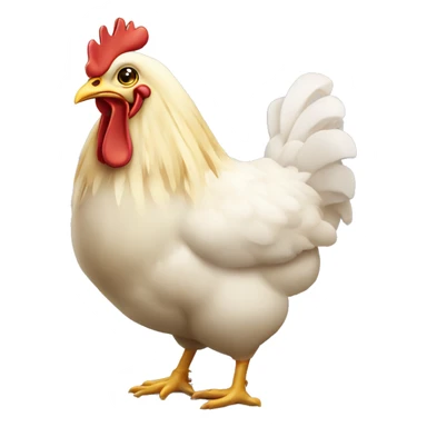Un poulet avec ds dents  sticker