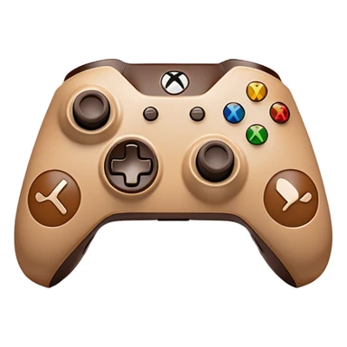 Clash of Clans aesthetic: Cinematic Playful Xbox Wireless Controller Portrait Emoji, rendered in a 3D vector-style similar to standard emojis with minimal shading and bold, simplified shapes. A compact, distinct form with signature details, softly glowing with a modern gaming energy charm. Simplified yet unmistakably iconic, highly detailed and consistent, glowing with a soft radiance and high shine. Stylized with a touch of next-gen innovation and a soft glowing outline, capturing the essence of a beloved gaming relic with a friendly, playful manner! sticker