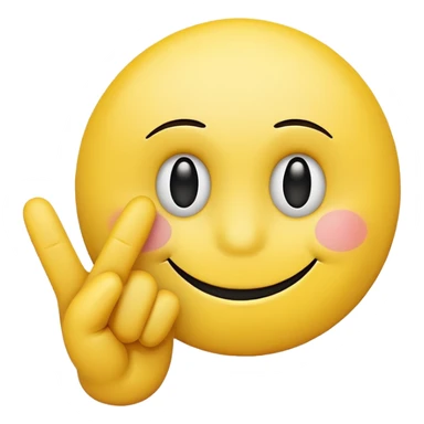 Smiley face with middle finger sticker