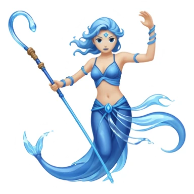 water elemental long whip sticker