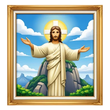brazilian christ the redeemer sticker