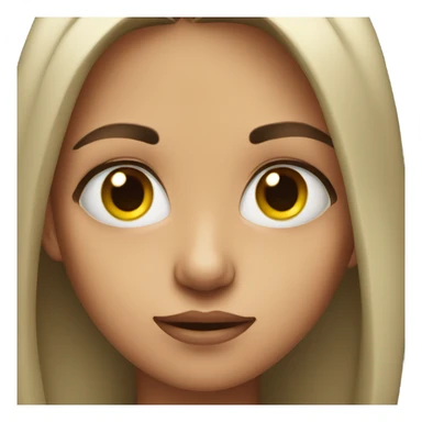 Girl giving a side eye sticker