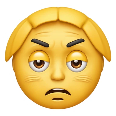 frustrated emoji sticker