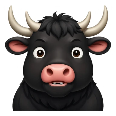 Ferdinand (black) from the Ferdinand disney movie sticker