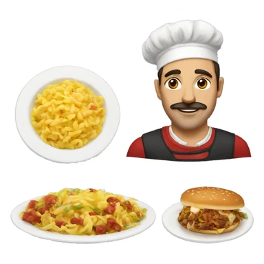 Daddy Georgian food sticker