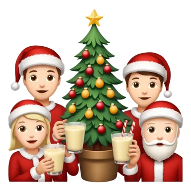 Family Xmas sticker