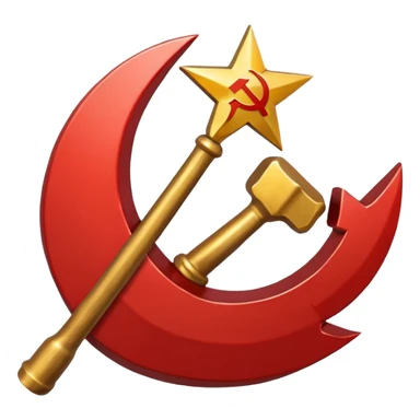 hammer and sickle sticker