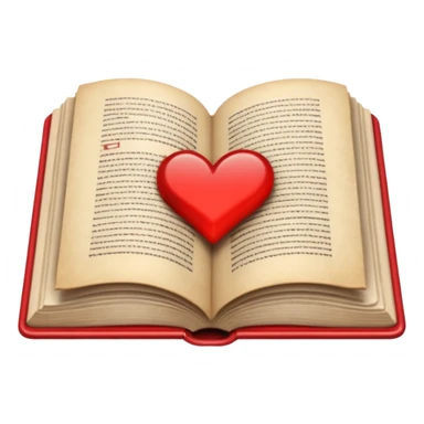 open book with completely red pages sticker