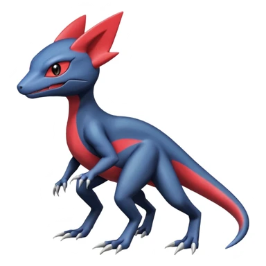 Heliolisk-Sneasel-Salandit-Cyclizar-Genesect-Pokémon, full body sticker