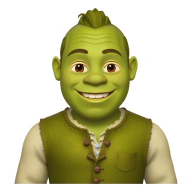 Shrek from the movie sticker