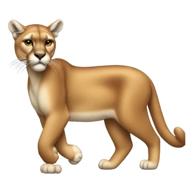 Cougar walking sticker