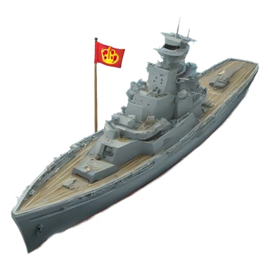 Warships with trident sticker