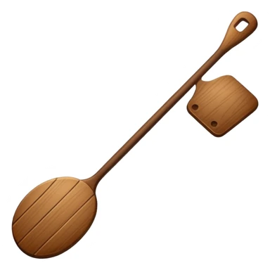 Black spanking-paddle sticker