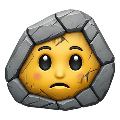 generate me a simple rock sticker