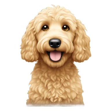 Mini golden doodle  sticker