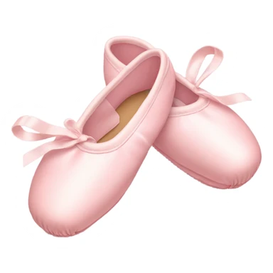 pastel pink ballet shoes sticker