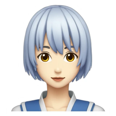 rei ayanami，full body，front view sticker