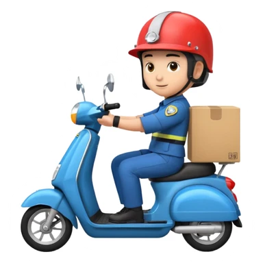 Scooter delivery sticker