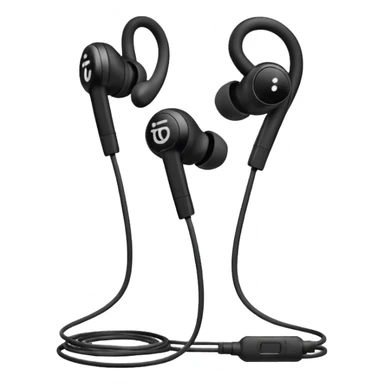 old wired earphones sticker