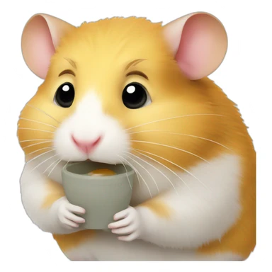 hamster eat honey sticker