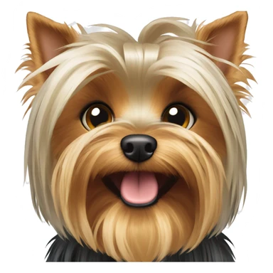 cute yorkshire terrier dog sticker