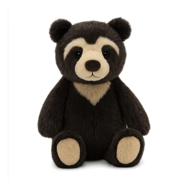 jellycat stuffed plush andean spectacled bear sticker