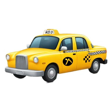 New York taxi sticker