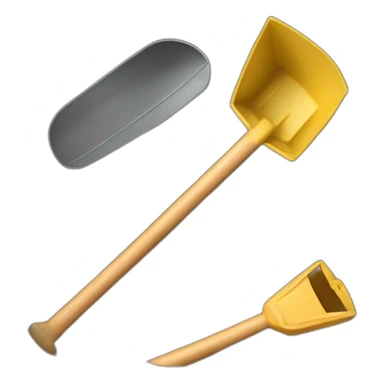 sandbox, toy shovel, toy bucket sticker