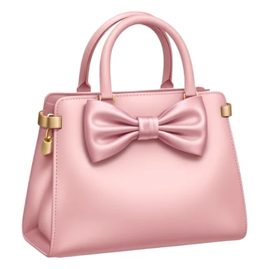 Light Pink Bag With Bow sticker