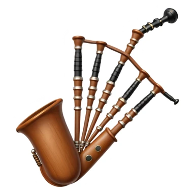 Scottish bagpipes sticker
